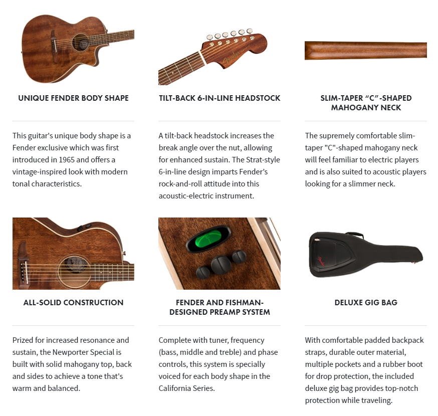 Fender Newporter Special Mahogany